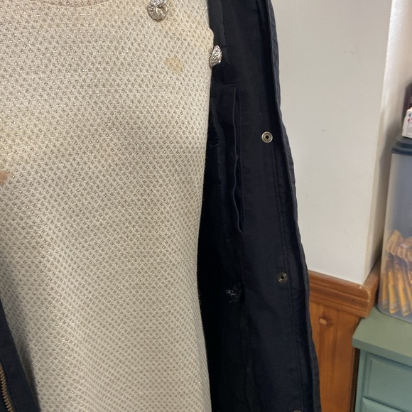 L.L.Bean Black Hooded East End Parka Size S Reg - Picture 7 of 8